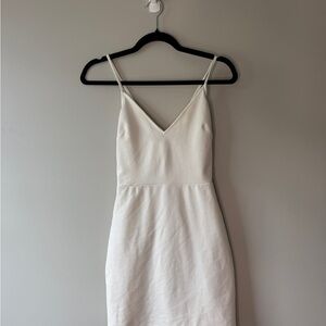 Tobi White Spaghetti Strap Slip Dress